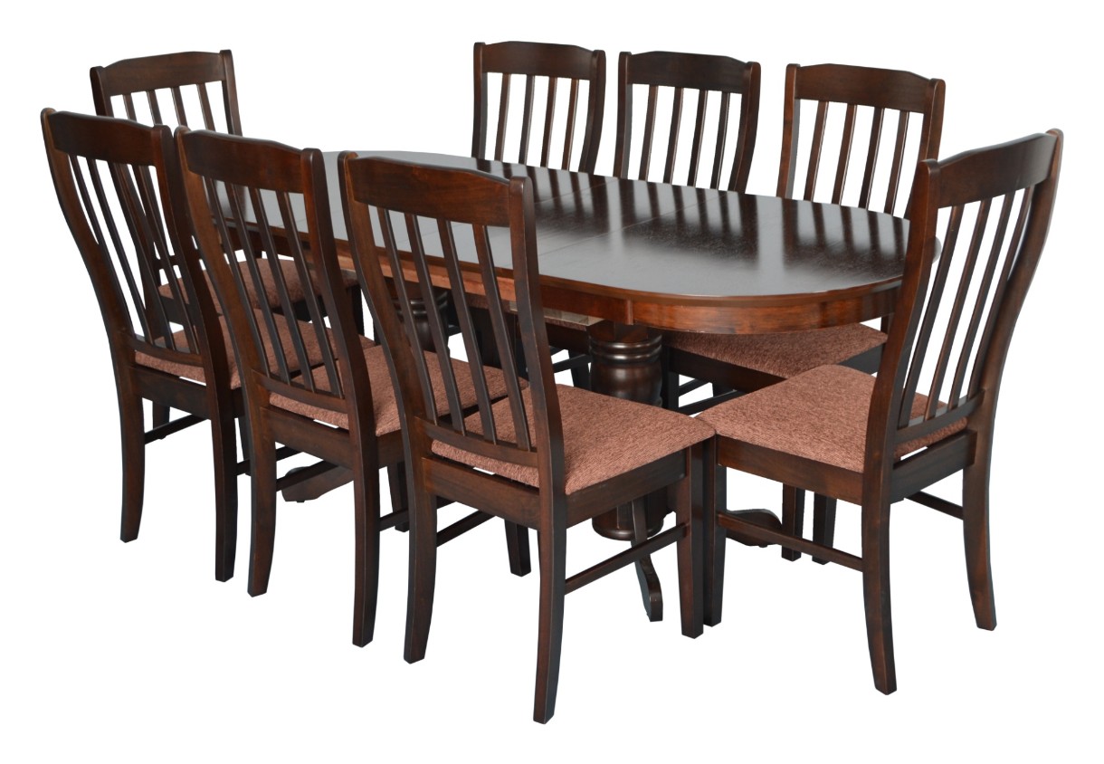Комплект для столовой Evelin HV-31N Chocolate + 8 Wenyl Chocolate/F-789 Brown