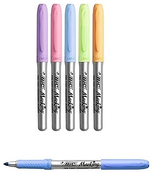 Markere Bic Pastel (54895) 5pcs