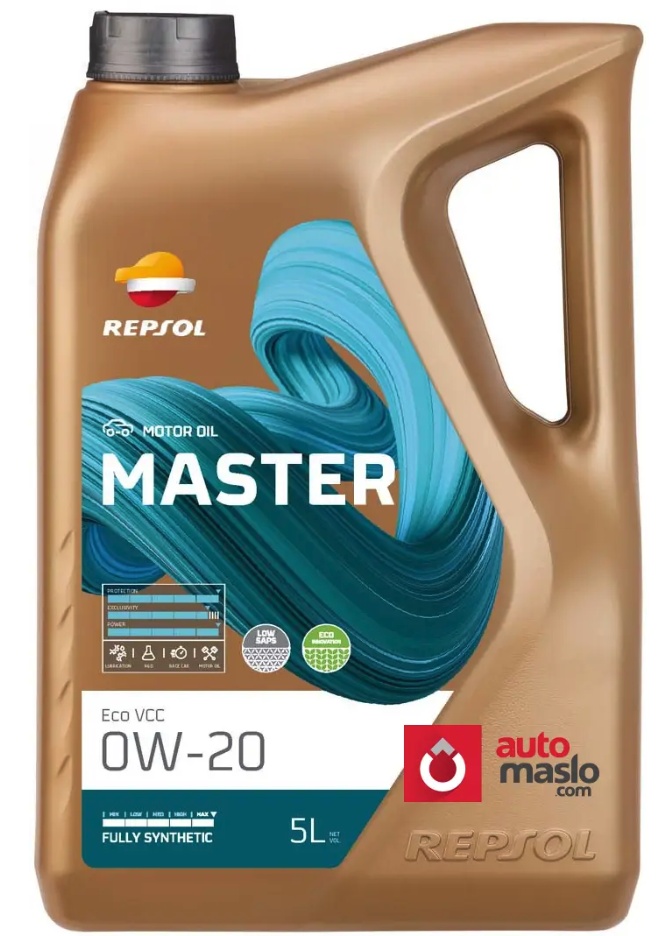 Ulei de motor Repsol Master Eco VCC 0W-20 5L