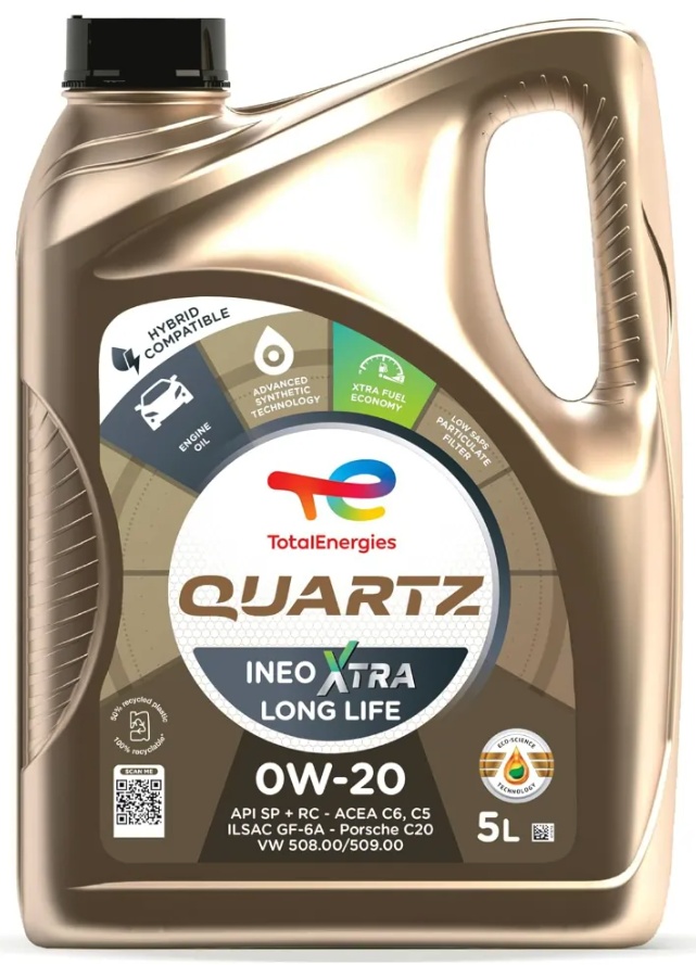 Моторное масло Total Quartz Ieno Xtra First 0W-20 5L