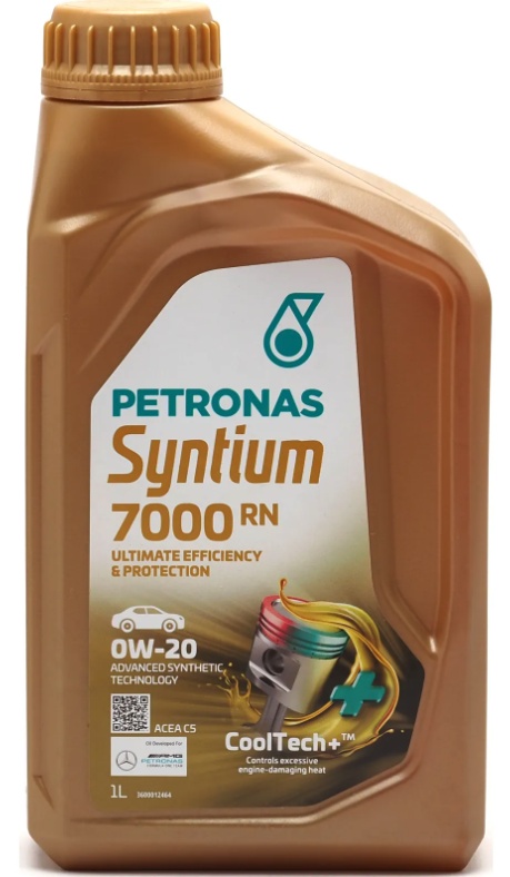 Моторное масло Petronas Syntium 7000 RN 0W-20 1L