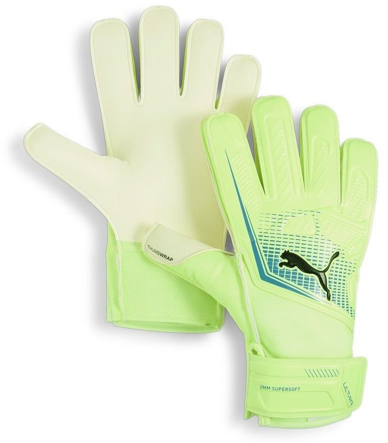 Перчатки футбольные Puma Ultra Play Rc Fizzy Apple/Bluemazing, s.8