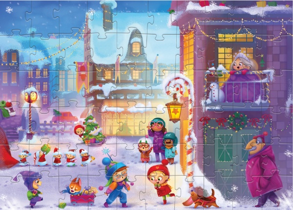 Пазл Dodo 60 Holiday Town (300576)