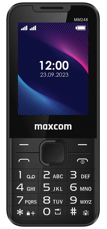 Мобильный телефон Maxcom MM248 4G Black