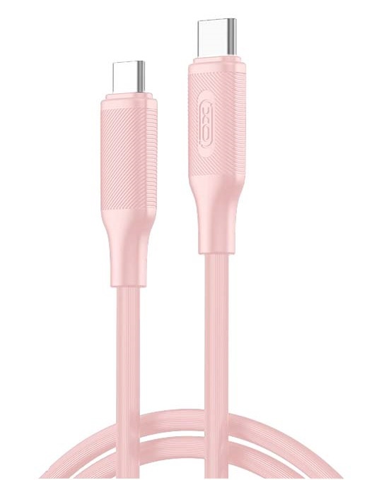 USB Кабель XO Type-C to Type-C NB-Q265B Pink