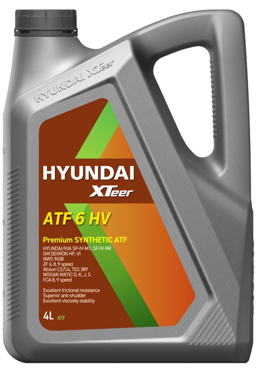 Трансмиссионное масло Hyundai XTeer ATF 6 4L