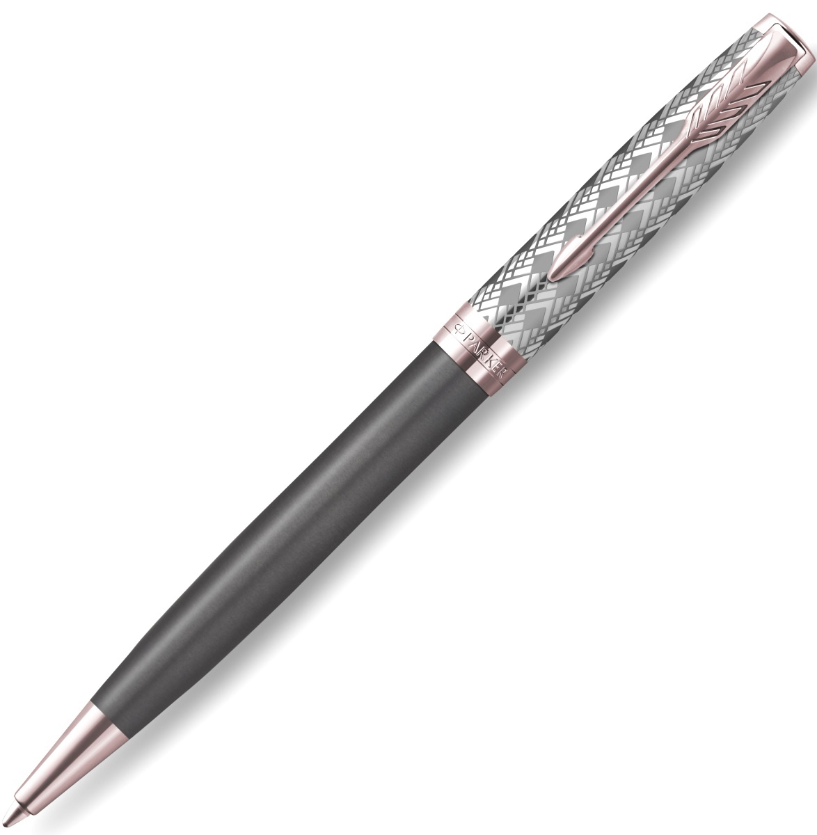 Шариковая ручка Parker Sonnet Premium Metal Grey PGT (2119791)