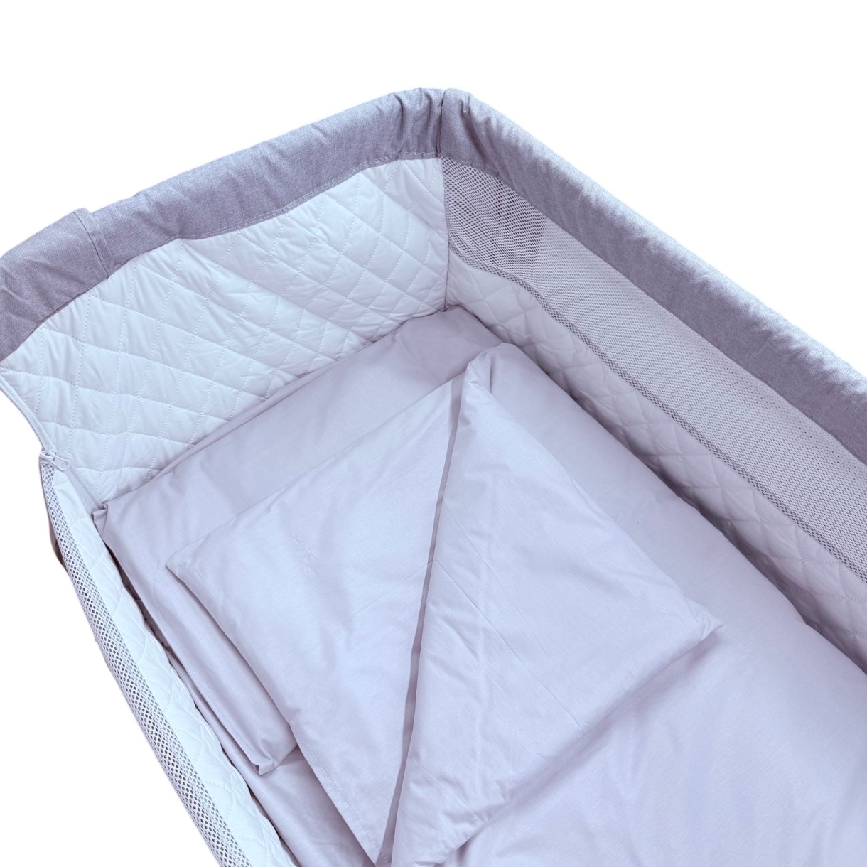 Lenjerie de pat pentru copii ES Baby Grey 5pcs
