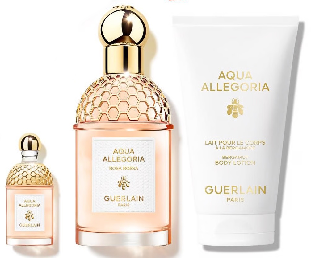 Set de parfumuri pentru ea Guerlain Aqua Allegoria Rosa Rossa EDP 75ml + EDP 7.5ml + Body Lotion 75ml