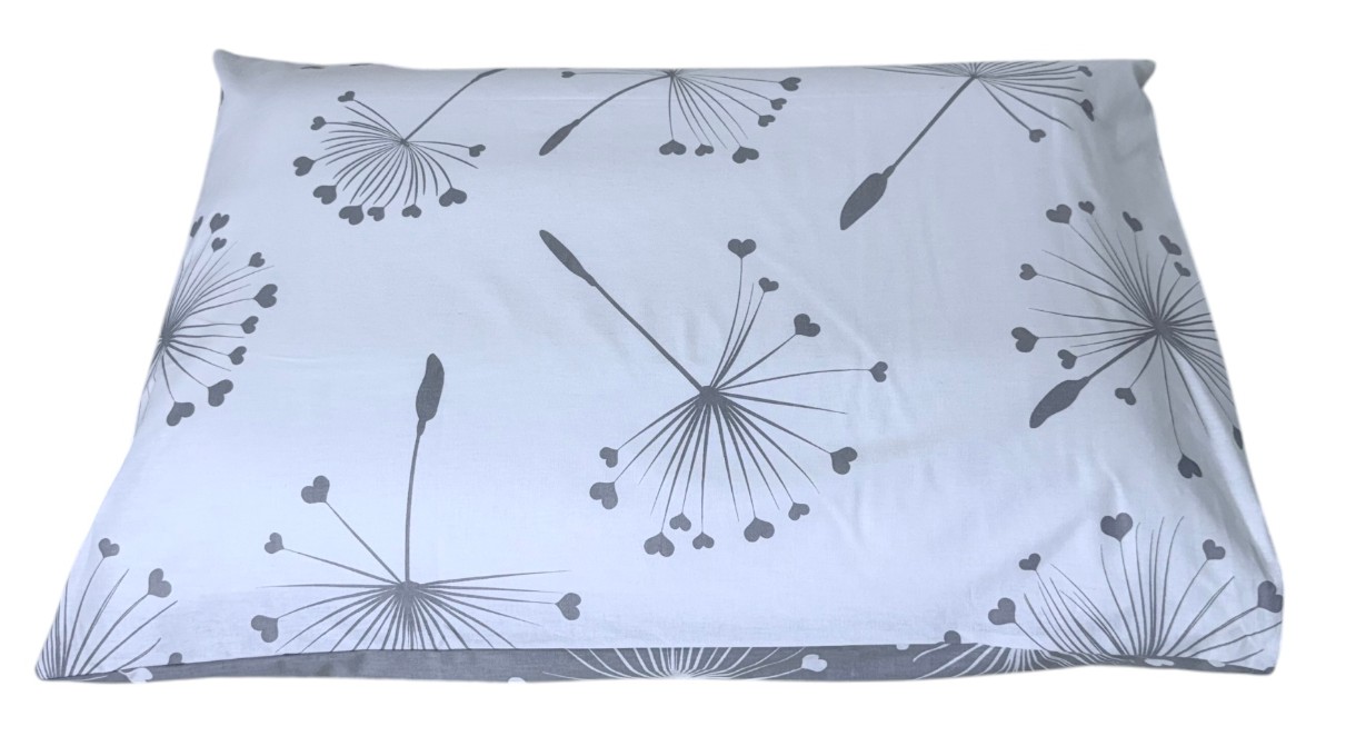 Husa de perna ES 50x70cm Dandelions White/Grey