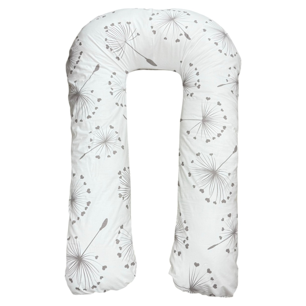 Pernă pentru alaptare ES Forma U White Dandelions