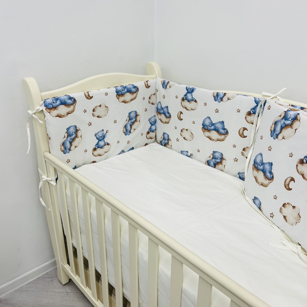 Бортик в кроватку ES 120x60cm Sleepy Teddy