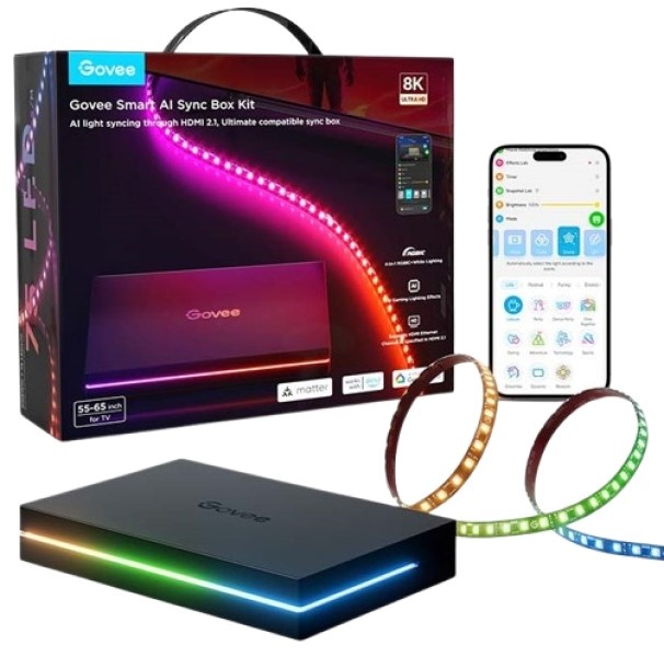 Адаптивная подсветка Govee H8604C12 55”-65”