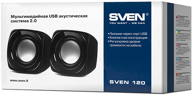 Как подключить колонки sven 120 к компьютеру