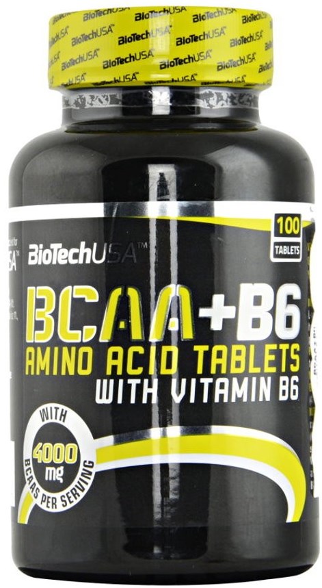 Аминокислоты Biotech BCAA + B6 100tab
