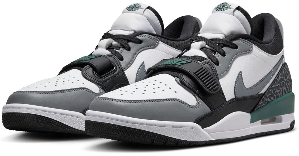 Кроссовки мужские Nike Air Jordan Legacy 312 Low White/Black/Cool Grey/Oxidised Green, s.42.5