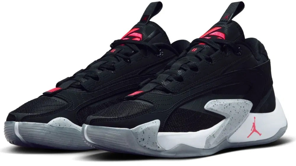 Adidași pentru bărbați Nike Jordan Luka 2 Black/Wolf Grey/White/Bright Crimson, s.44