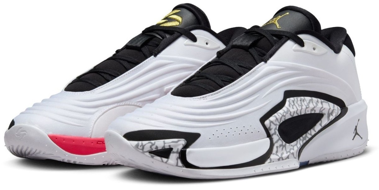 Кроссовки мужские Nike Jordan Luka 3 White/Black/Red Orbit/Metallic Gold, s.40.5