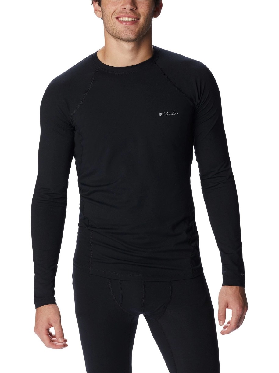 Мужская термокофта Columbia Midweight Stretch Long Sleeve Top Black, s.S (1638591-011)