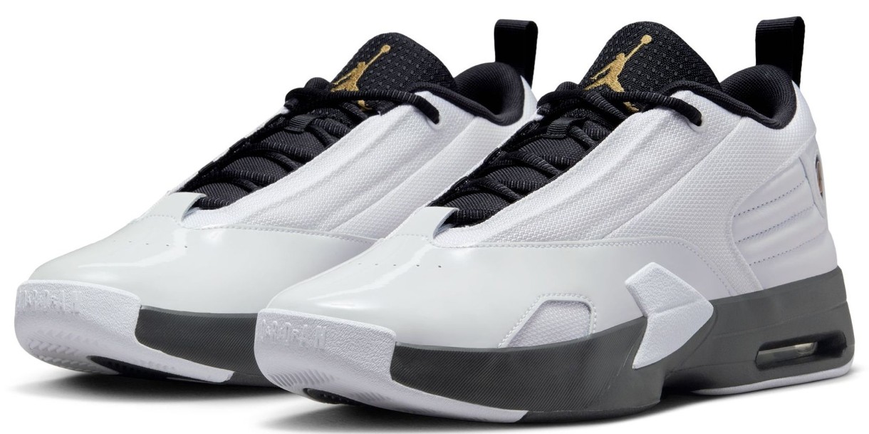 Adidași pentru bărbați Nike Jordan Max Aura 6 White/Black/Metallic Gold, s.42.5
