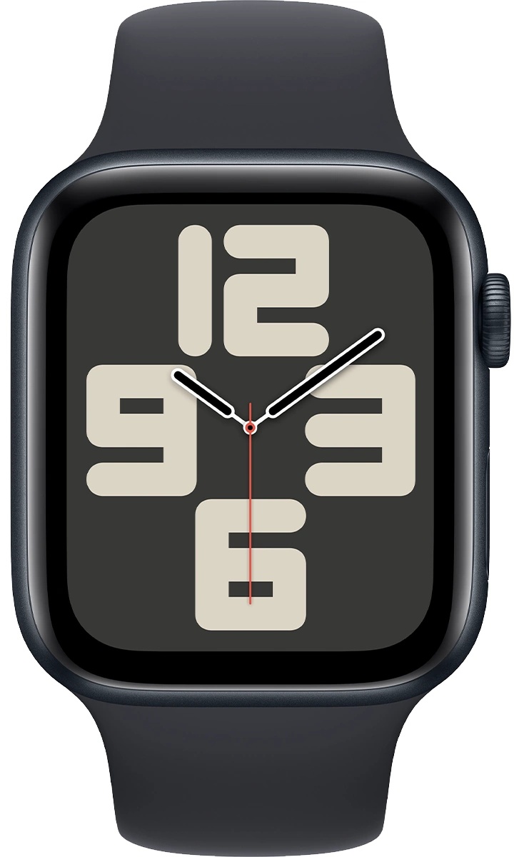 Смарт-часы Apple Watch SE 2 44mm Aluminum Case with Midnight Sport Band M/L (MXEK3)