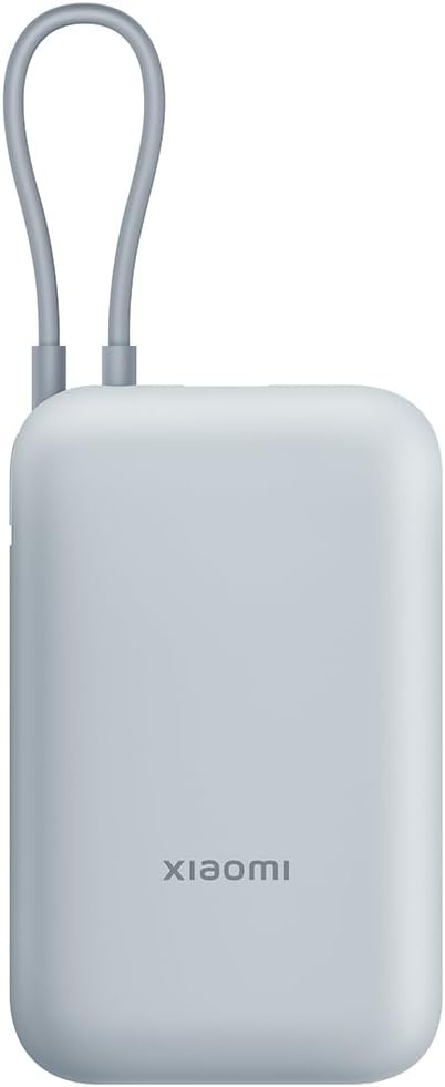 Acumulator extern Xiaomi Power Bank 10000mAh Integrated Cable Ice Blue