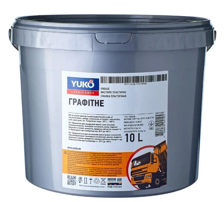 Смазка Yuko Graphit 9kg/10L