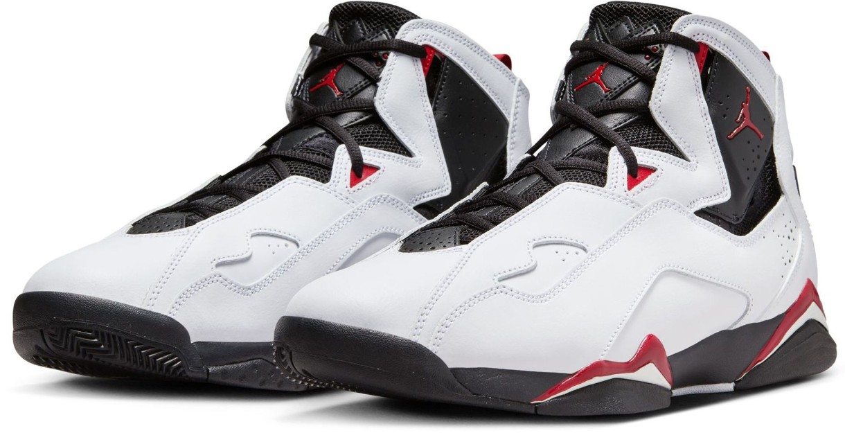 Bocanci pentru bărbați Nike Jordan True Flight White/Black/Varsity Red, s.45.5