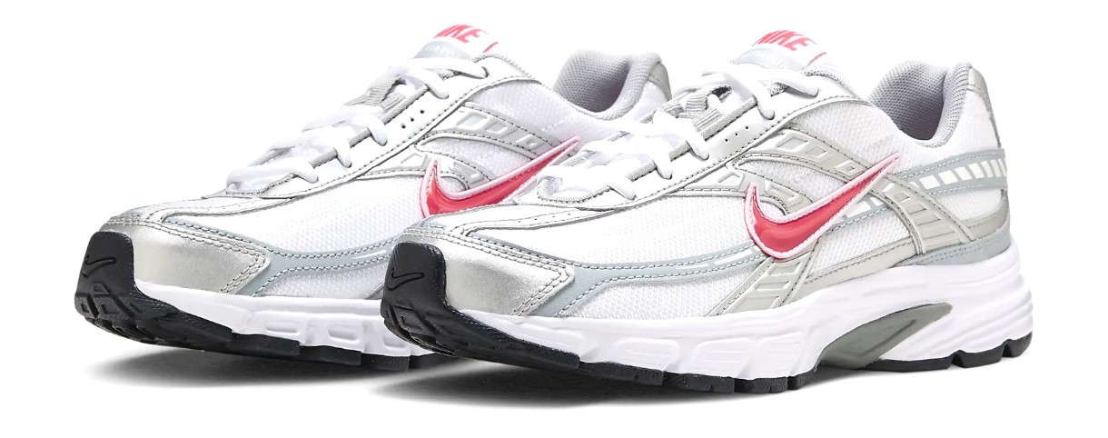 Adidași pentru dame Nike Wmns Initiator White/Cerry/Metallic Silver, s.40.5