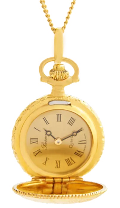 Pandativ cu ceas Berney 3068 P Yellow Dial