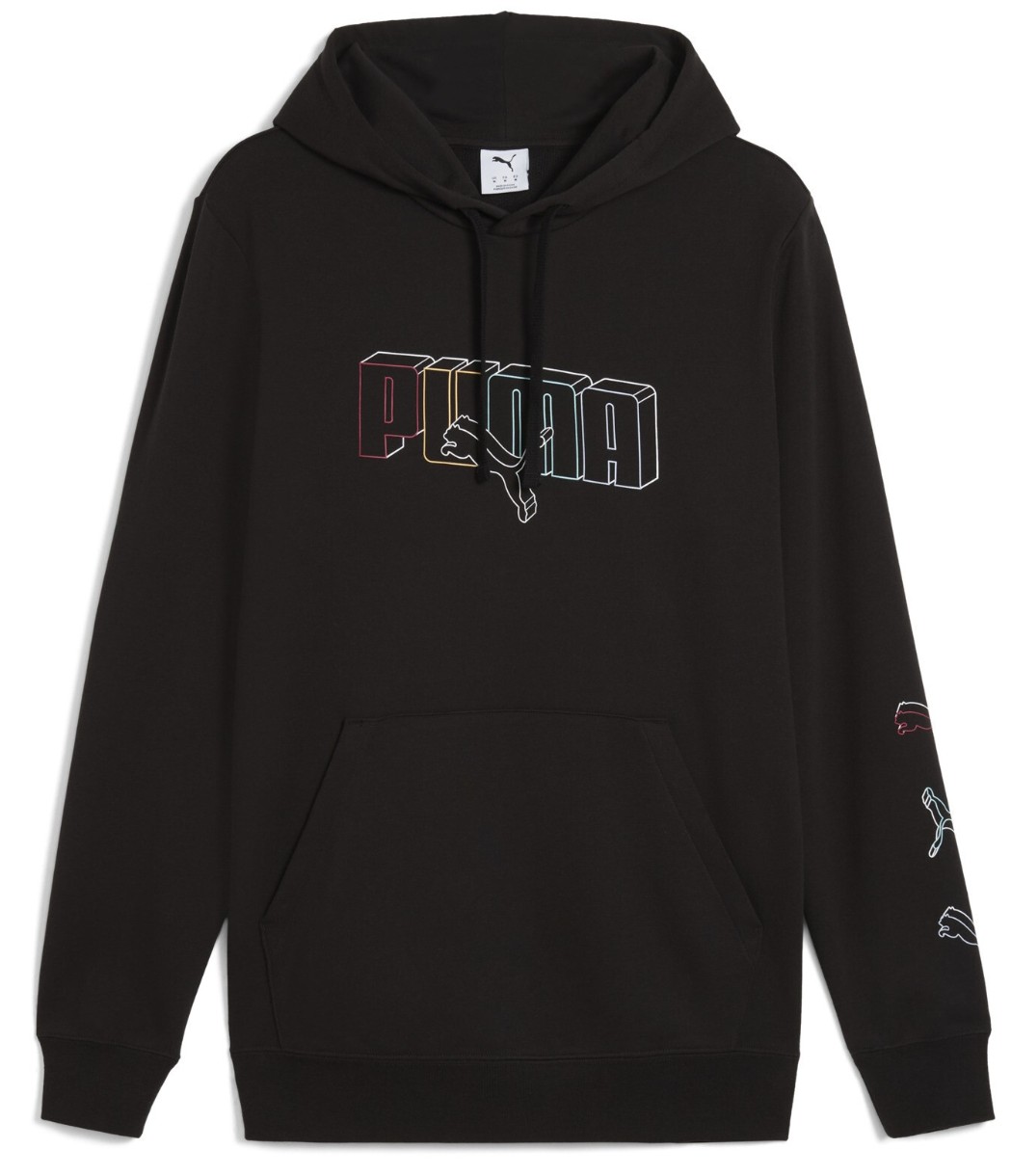 Hanorac pentru bărbați Puma Ess Logo Lab Execution Hoodie Tr Puma Black, s.L