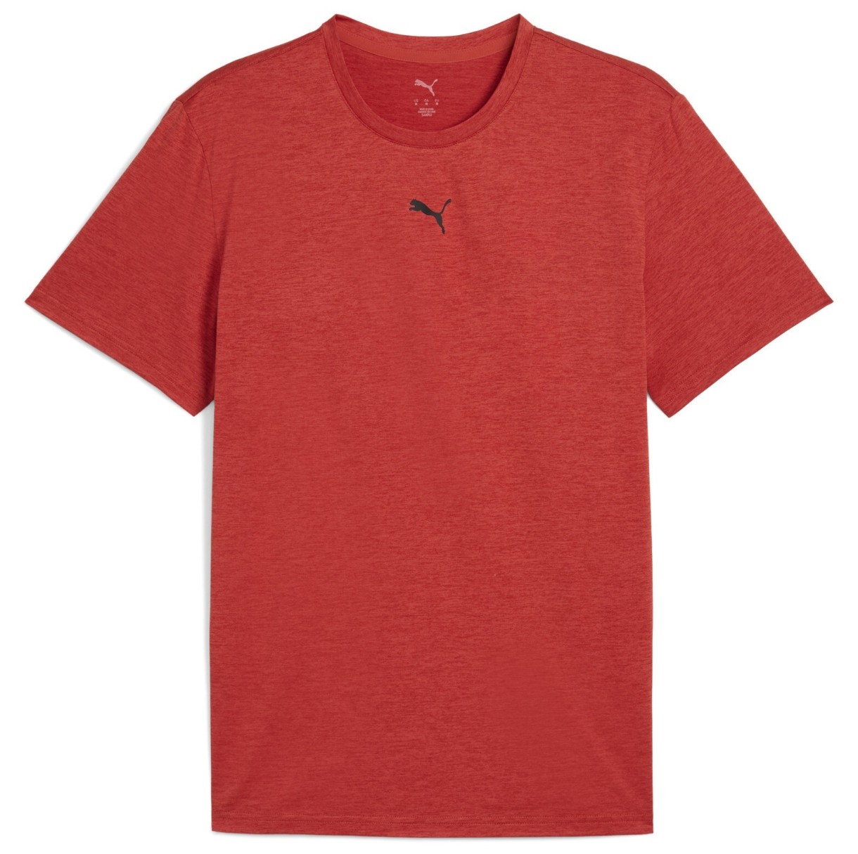 Tricou bărbătesc Puma M Tad Essentials Heather Left Chest Logo Tee Red Fire Heather, s.M