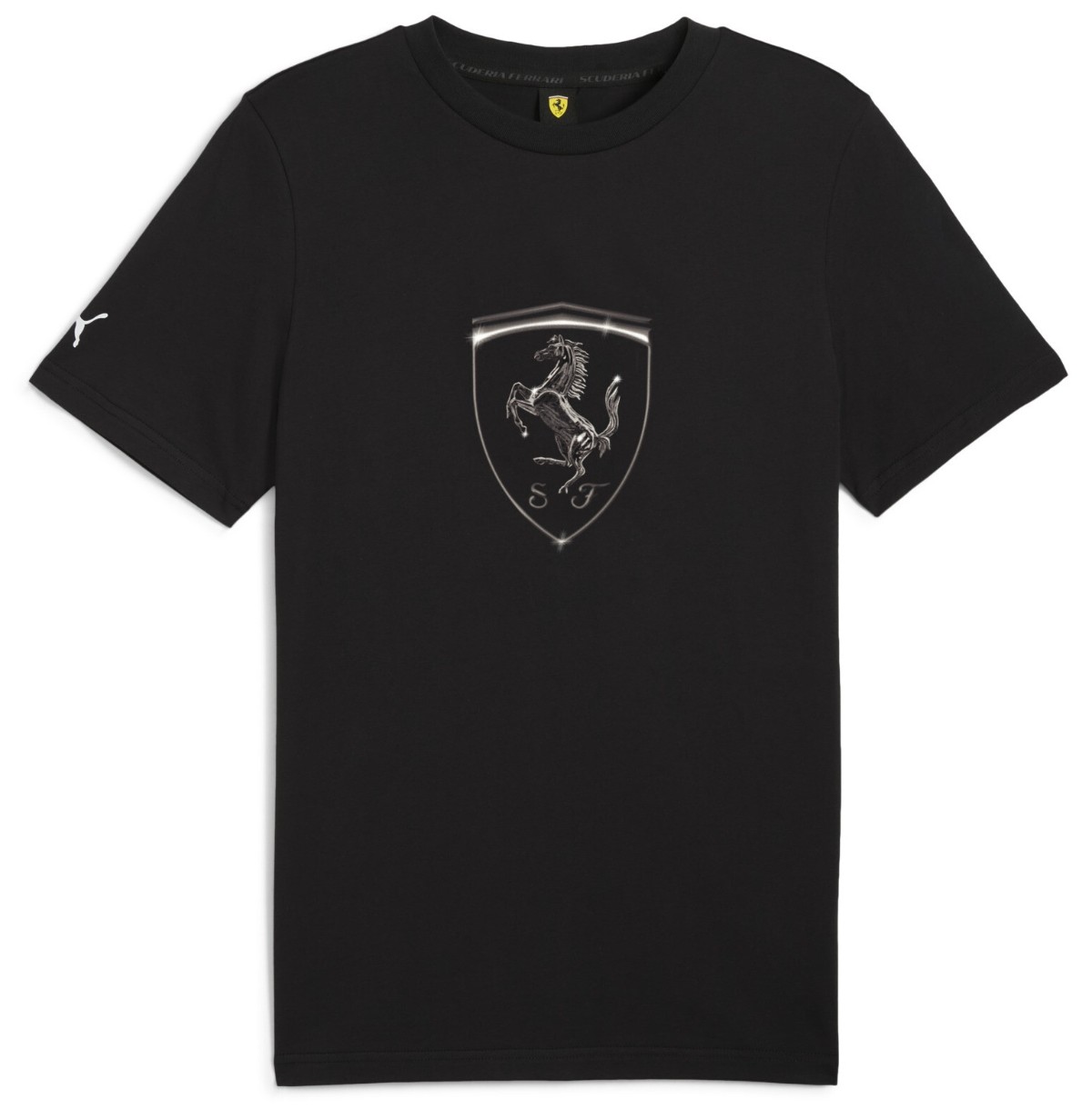 Мужская футболка Puma Ferrari Race Tonal Big Shield Tee Puma Black, s.L (63018901)