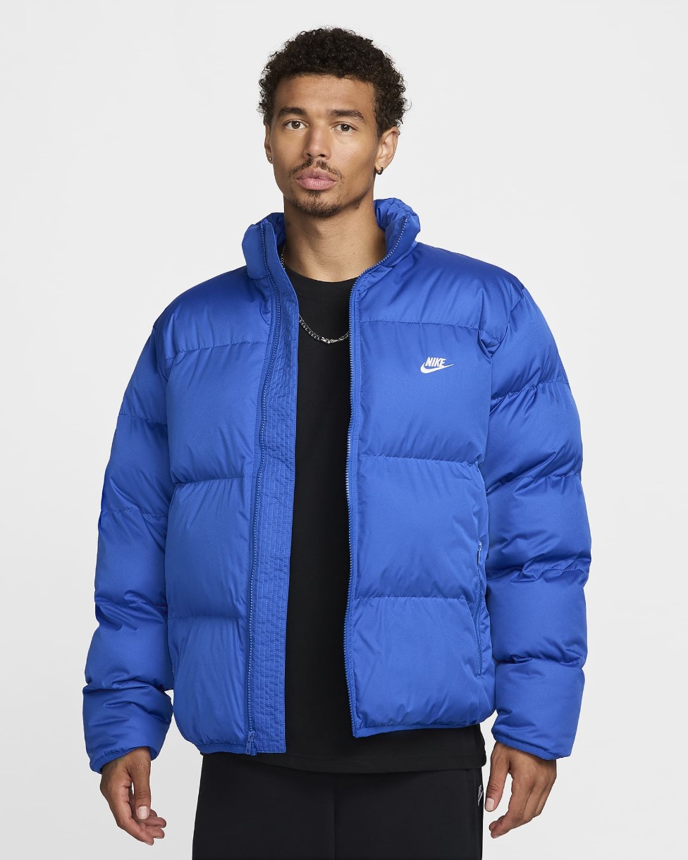 Мужская куртка Nike M Nk Club Puffer Jkt Game Royal/White, s.XL
