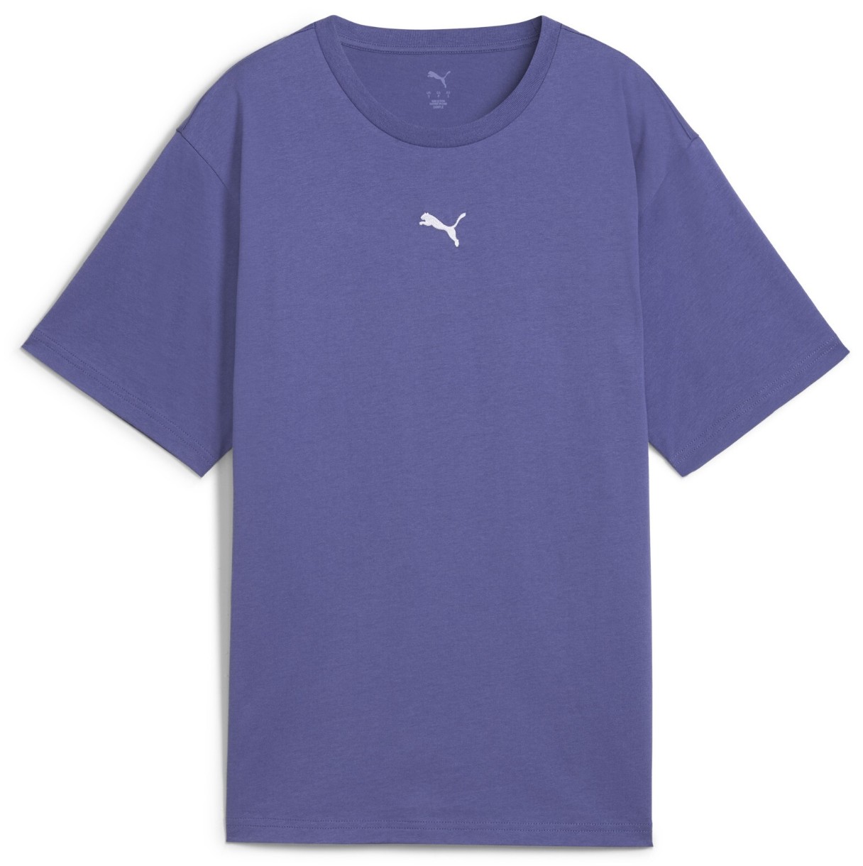 Tricou de dame Puma Ess Logo Relaxed Tee Blue Crystal, s.S
