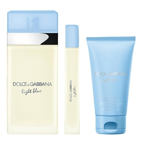 Set de parfumuri pentru ea Dolce & Gabbana Light Blue EDT 100ml + EDT 10ml + Body Cream 50ml