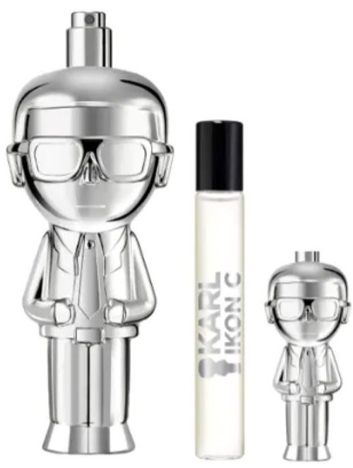 Парфюмерный набор для него Karl Lagerfeld Ikonik EDP 100ml + EDP 7.5ml + EDP 4.5ml