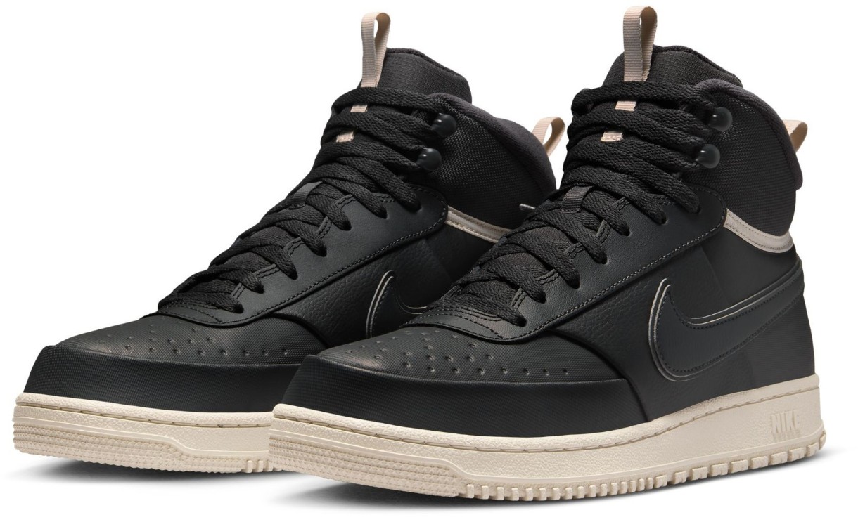 Bocanci pentru bărbați Nike Court Vision Mid Wntr Dark Smoke Grey/Light Bone, s.46