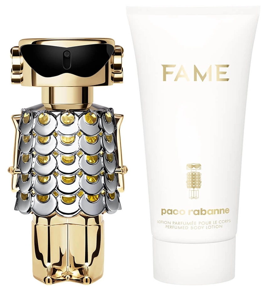 Set de parfumuri pentru ea Paco Rabanne Fame EDP 50ml + Body Lotion 75ml