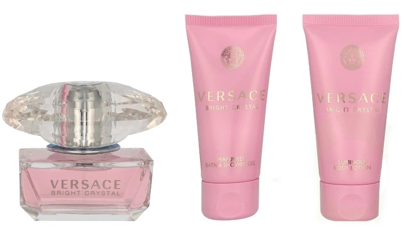 Парфюмерный набор для неё Versace Bright Crystal EDT 50ml + Shower Gel 50ml + Body Lotion 50ml