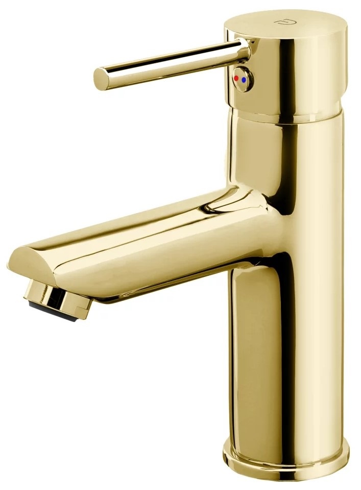 Смеситель для умывальника F-Design Flusso Gold FD1-FLS-2-55
