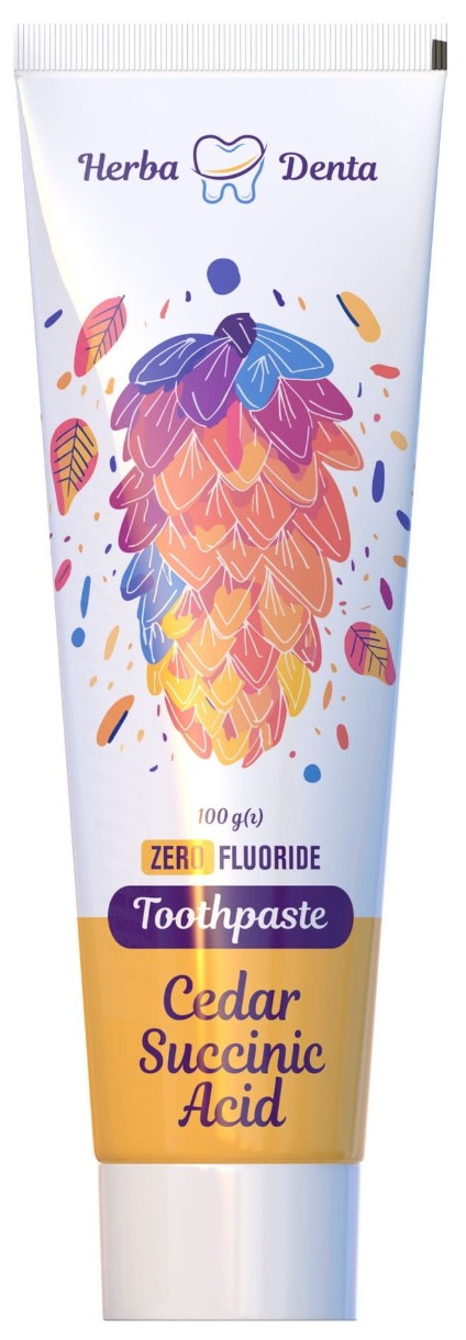 Зубная паста Herba Denta Fluoride Free Cedar Succinic Acid 100ml