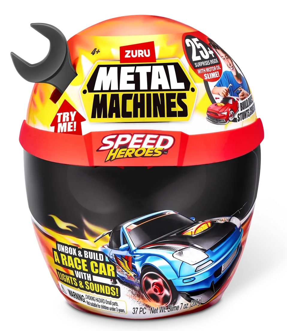 Mașină Metal Machines Set Speed Heroes (67125)