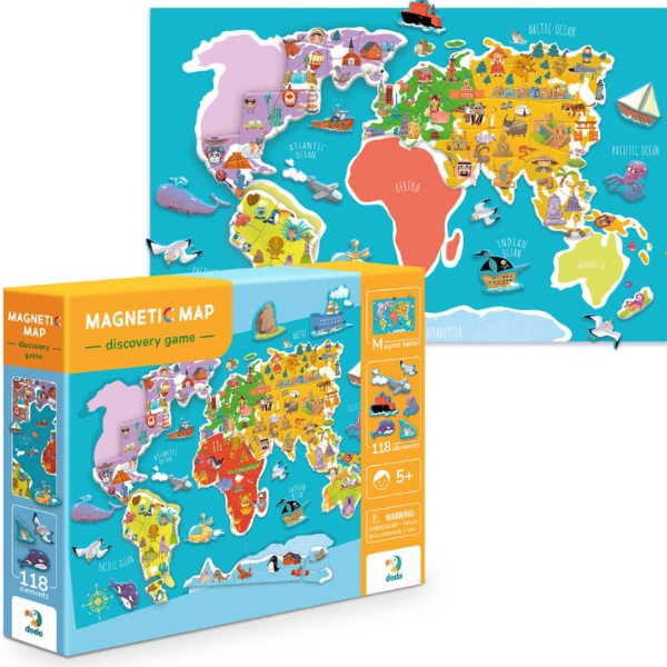 Развивающий набор Dodo Magnetic Map 200201