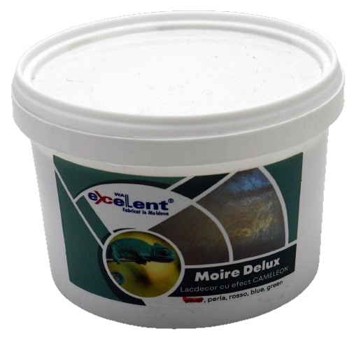 Лак Excelent Wall перламутровый Moire DeLux 500gr Blue