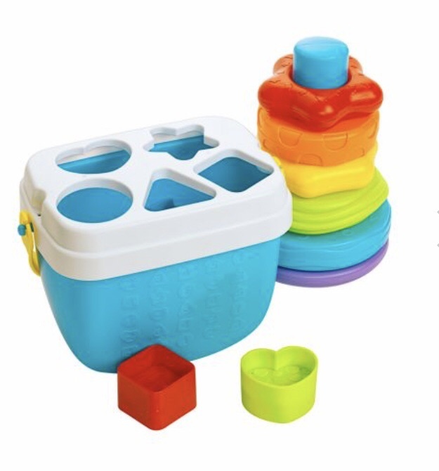 Joc educativ PlayGo Shape & Stack Bundle (4948)