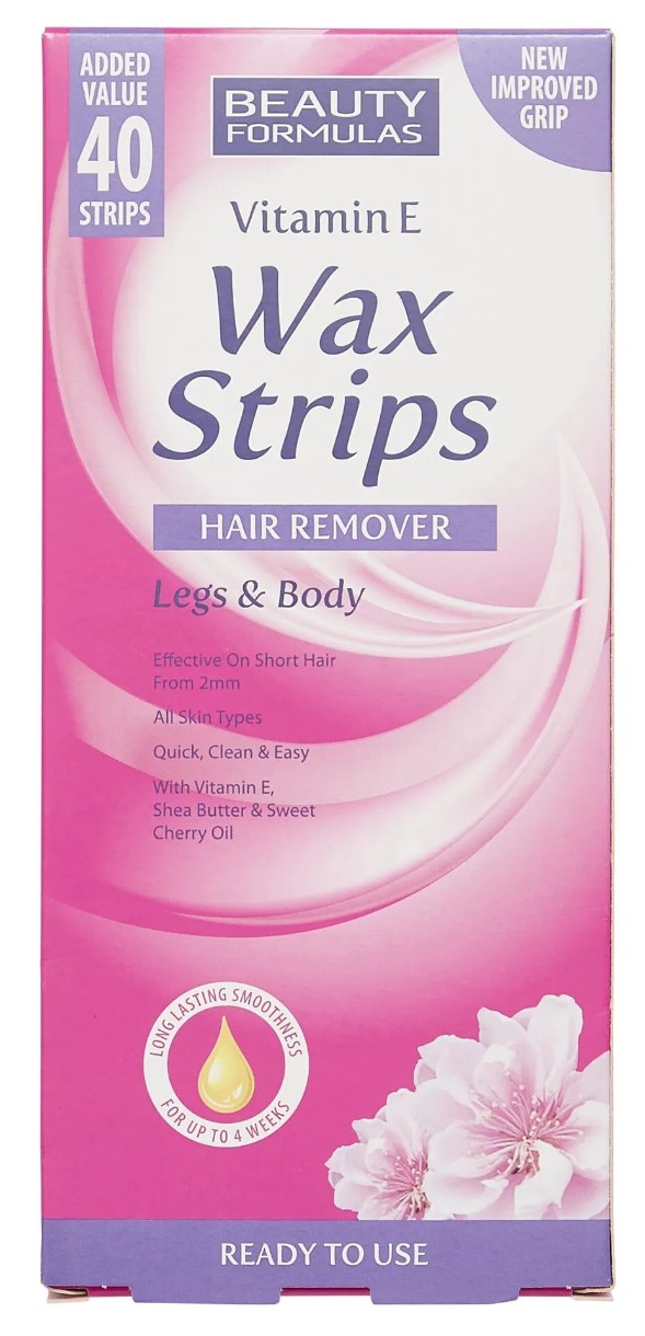 Benzi de ceară Beauty Formulas Wax Strips Legs & Body 40pcs
