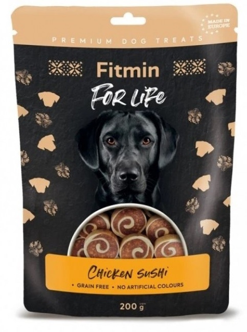 Лакомства для собак Fitmin For Life Treat Chicken Sushi 200g