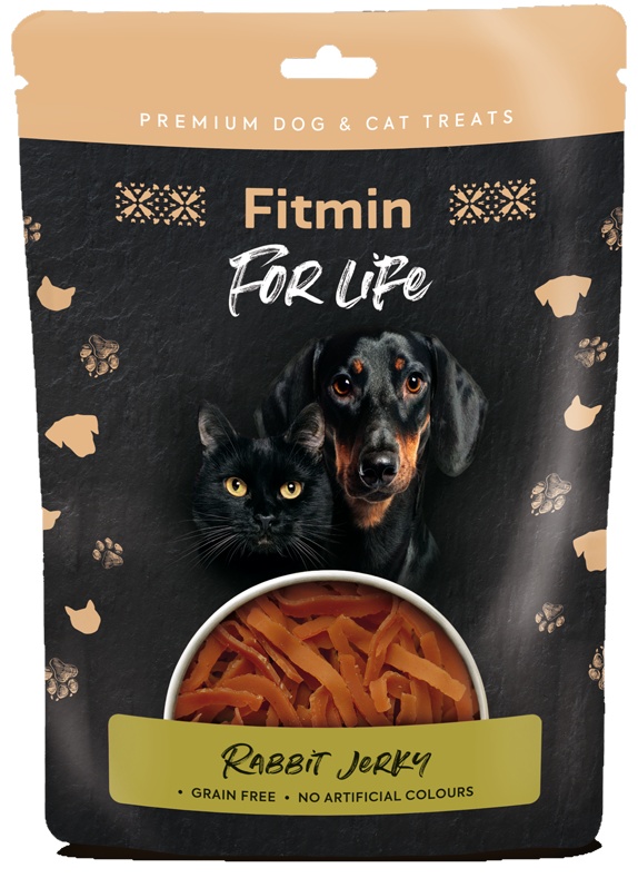 Лакомства для собак Fitmin For Life Rabbit Jerky 70g