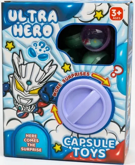 Set jucării Capsule Toys Ultra Hero Blue
